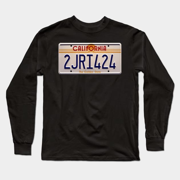 Vin Diesel’s Charger | 2JRI424 | Metal Stamped Replica Prop License Plate Long Sleeve T-Shirt by Proadvance